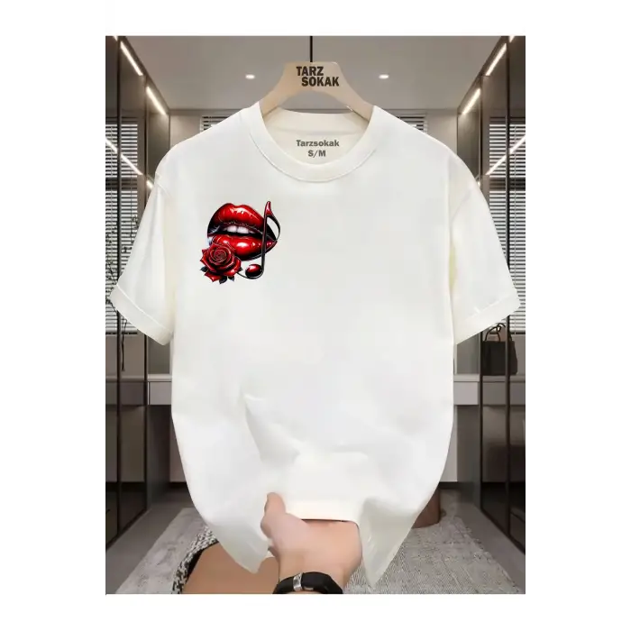 UNİSEX Dudak Lips T-shirt