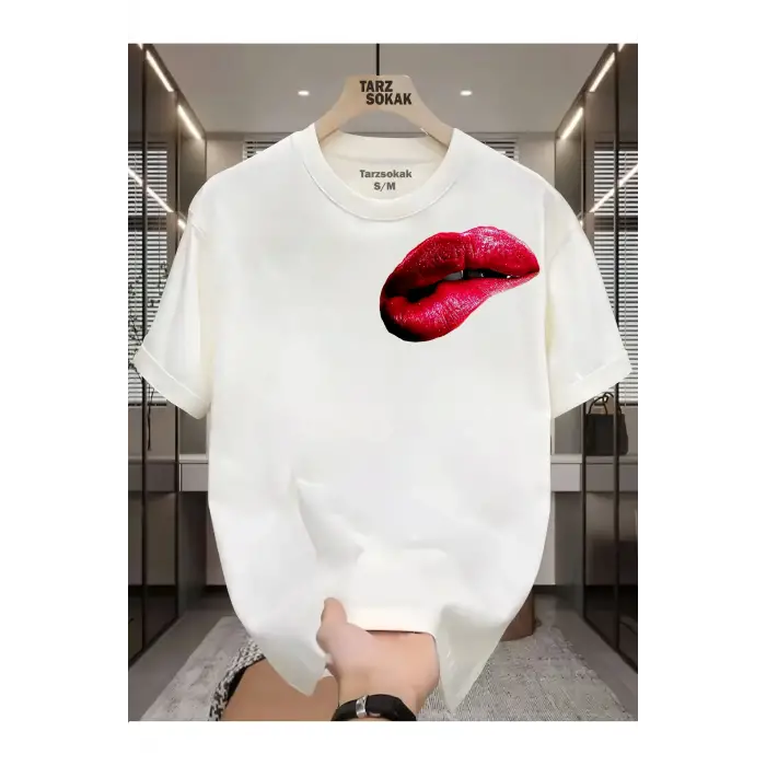UNİSEX Dudak Lips T-shirt