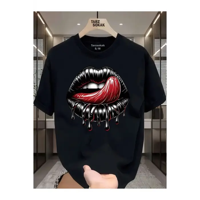 UNİSEX Dudak Lips T-shirt
