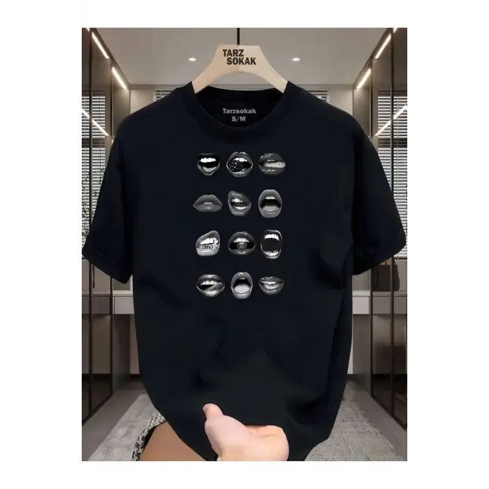 UNİSEX Dudak Lips T-shirt