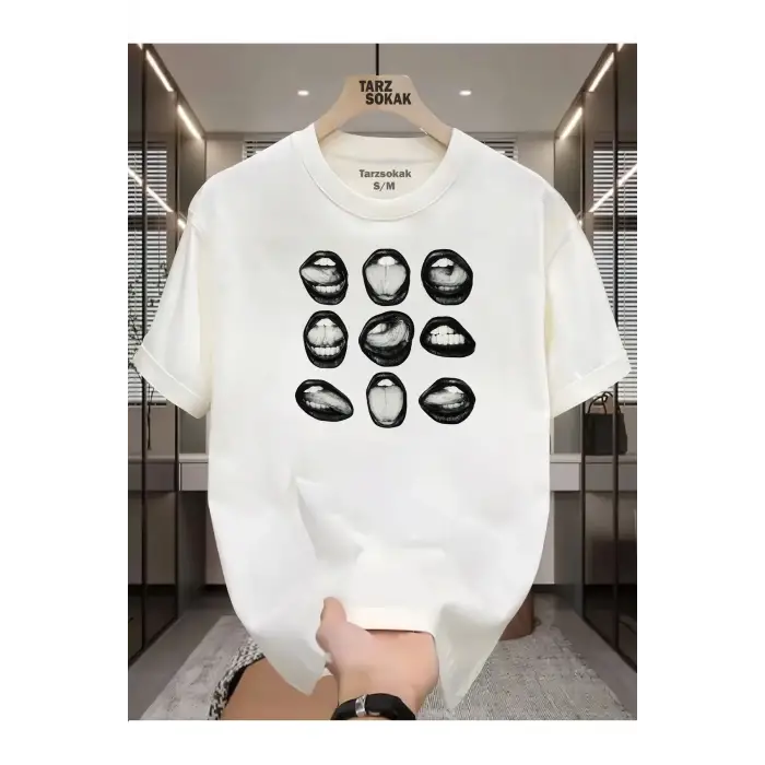 UNİSEX Dudak Lips T-shirt