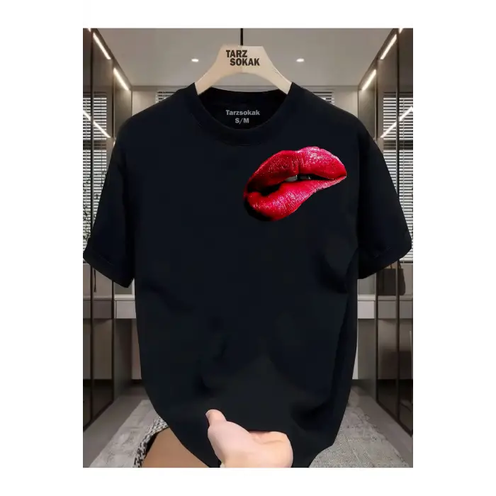 UNİSEX Dudak Lips T-shirt