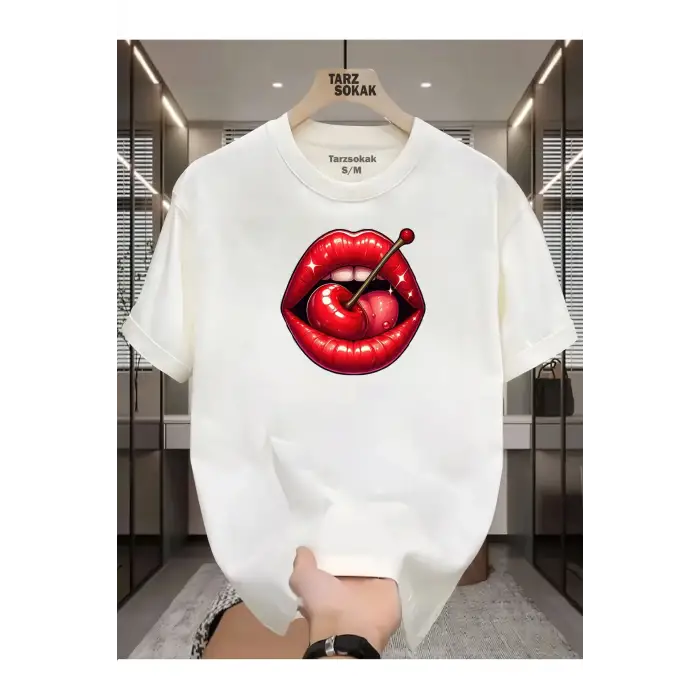UNİSEX Dudak Lips T-shirt