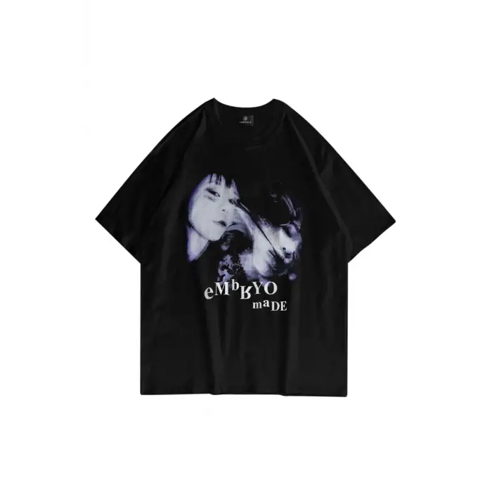 Unisex Embryo Tshirt Siyah