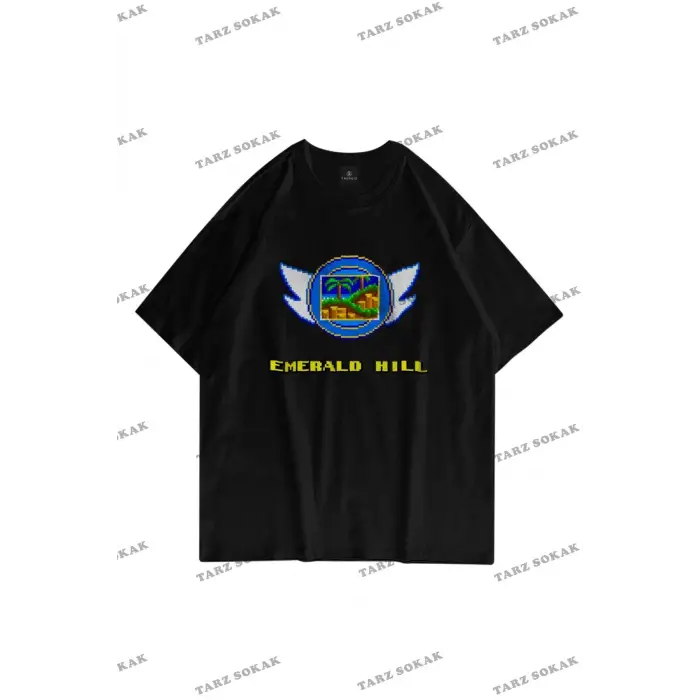Unisex Emerald Hill Badge Sonic Siyah