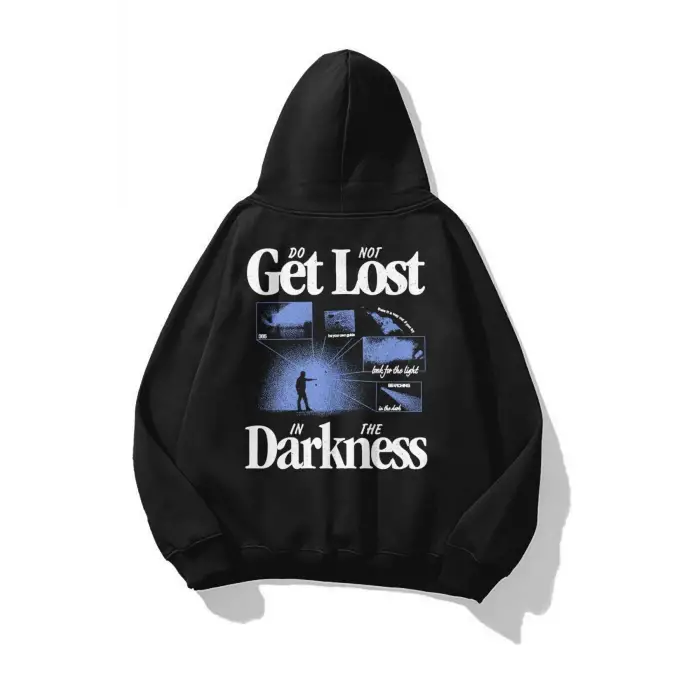 Unisex Get Lost Sweatshirt Siyah