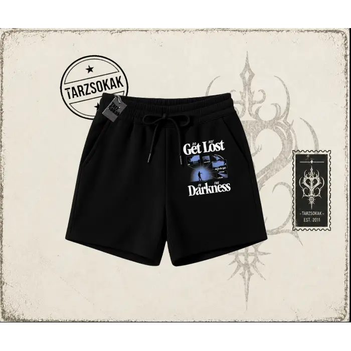 Unisex Get Lost Unisex Şort Beyaz
