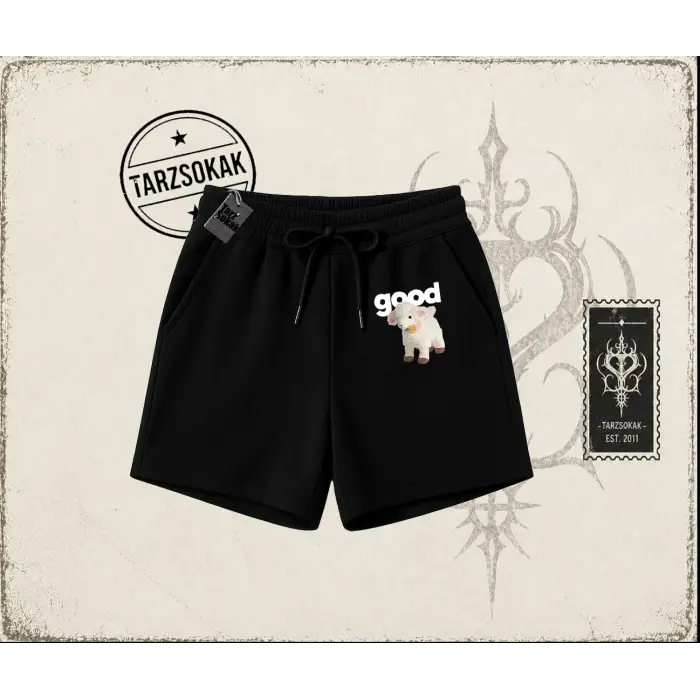 Unisex Good Unisex Şort Beyaz