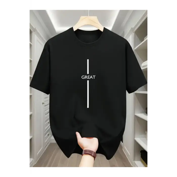 Unisex Great Baskılı Oversize