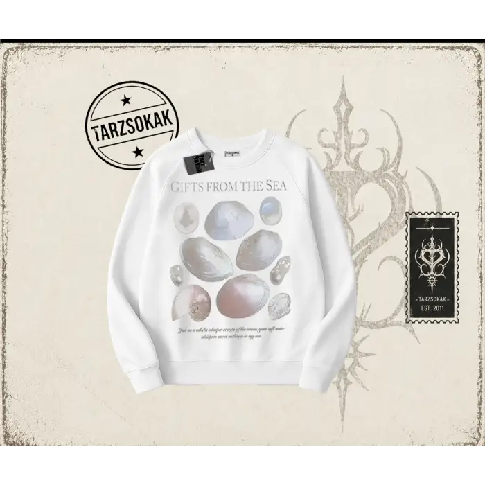 Unisex Hampter is Calling Oversize Unisex Bisiklet Yaka Sweatshirt Beyaz