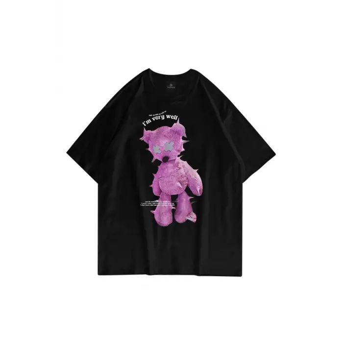 Unisex Im Very Well Siyah Tshirt