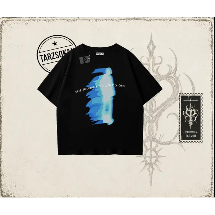 Unisex Journey Oversize Unisex Tişört Beyaz