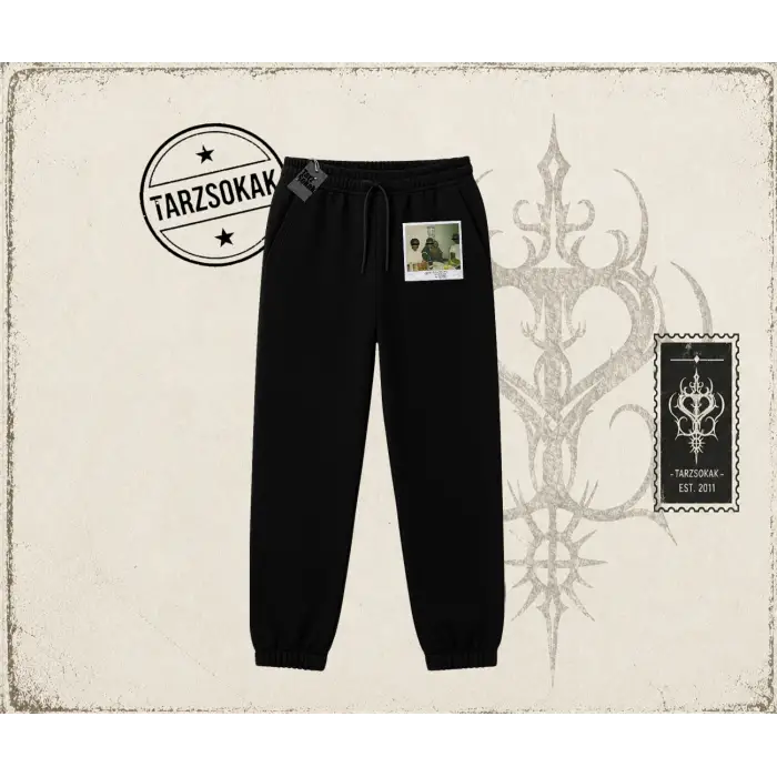 Unisex Kendrick Lamar M.a.a.d City Unisex Jogger Eşofman Altı Beyaz