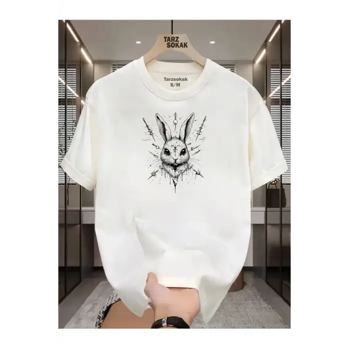 UNİSEX Kod 4 Rabbit T-shirt