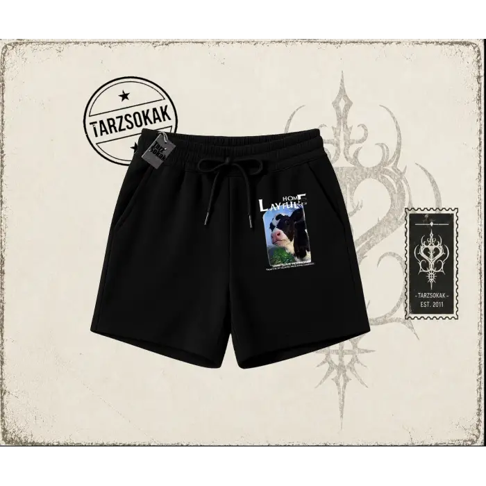 Unisex Layful Unisex Şort Beyaz