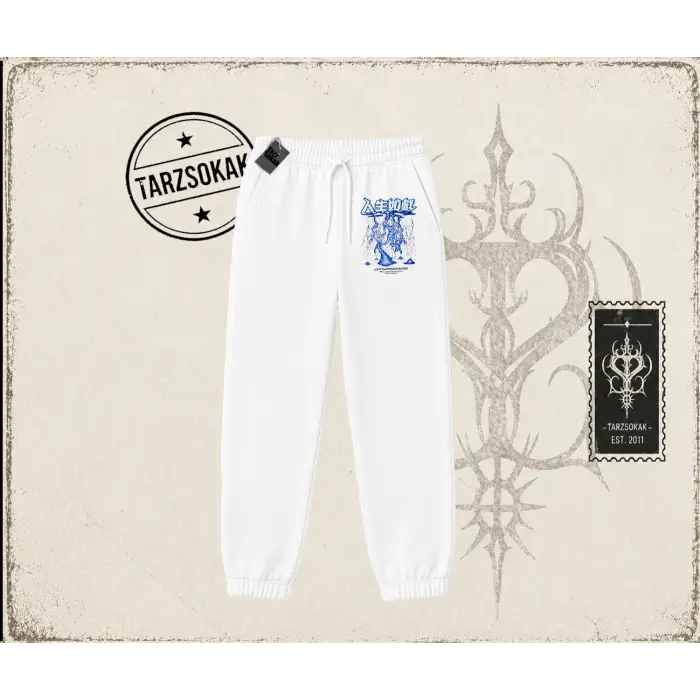 Unisex Light Trapped In Matter Unisex Jogger Eşofman Altı Beyaz