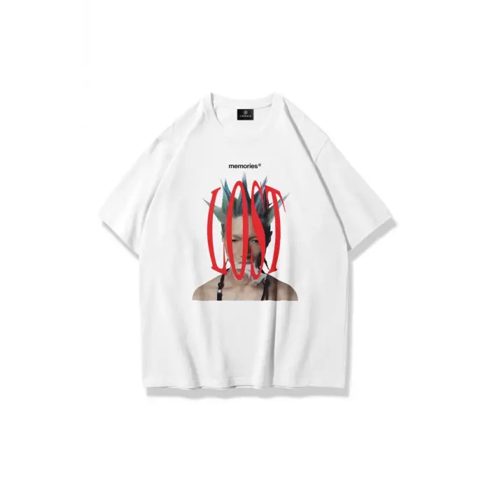 Unisex Lost Memories Tshirt Beyaz