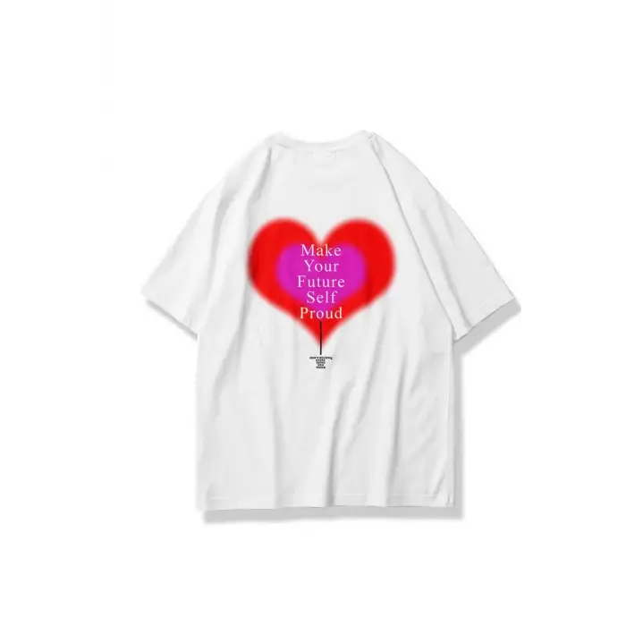 Unisex Make Your Future Tshirt Beyaz