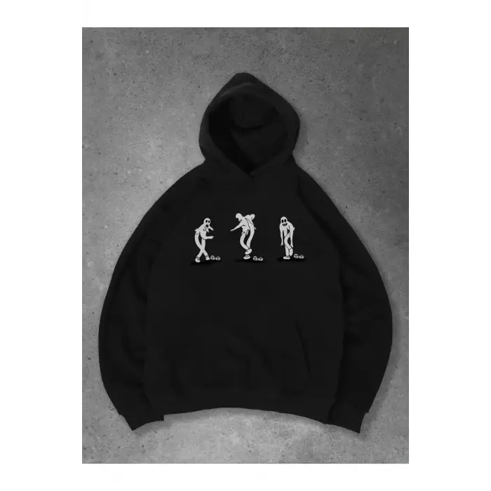 Unisex Mercury Ghostmane Sweatshirt Siyah