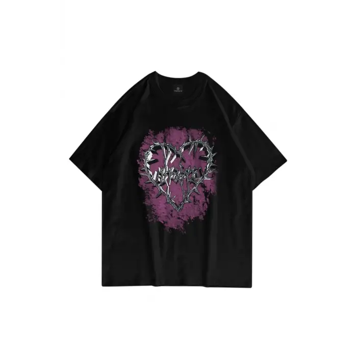 Unisex Money Temptation Siyah Tshirt