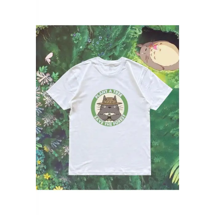 Unisex Oversize Anime Totoro Tshirt