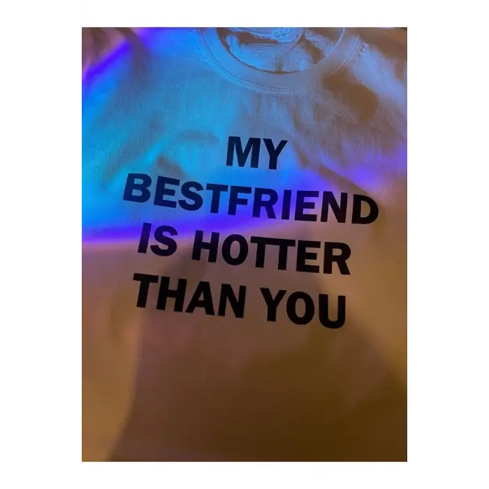 Unisex Oversize Bestfriend Hediyelik Tshirt