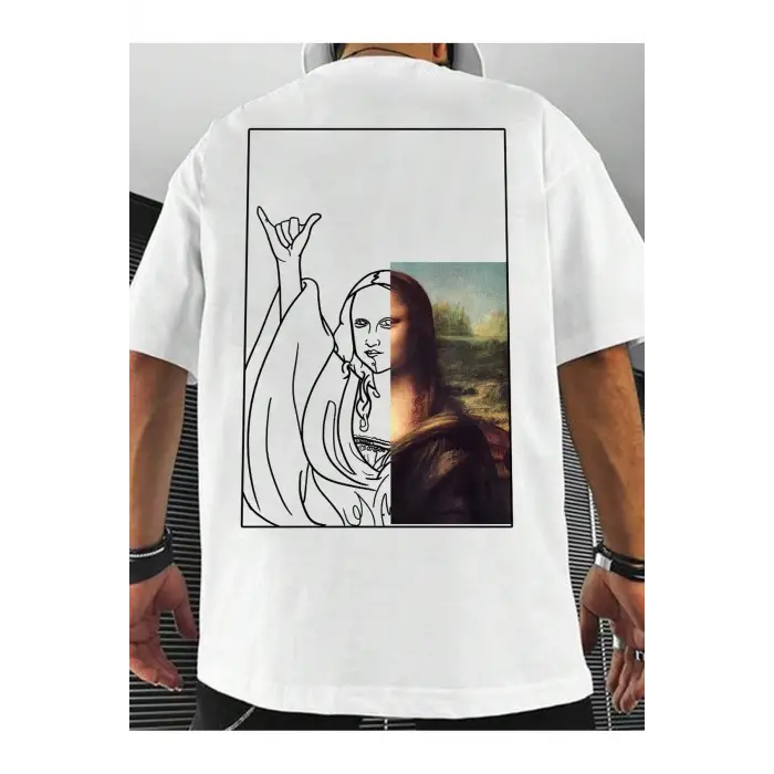 Unisex Oversize Kalıp Figürlü Grafik Harajuku Style
