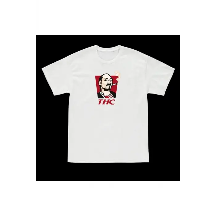 Unisex Oversize Snoop Dogg Baskılı Tshirt