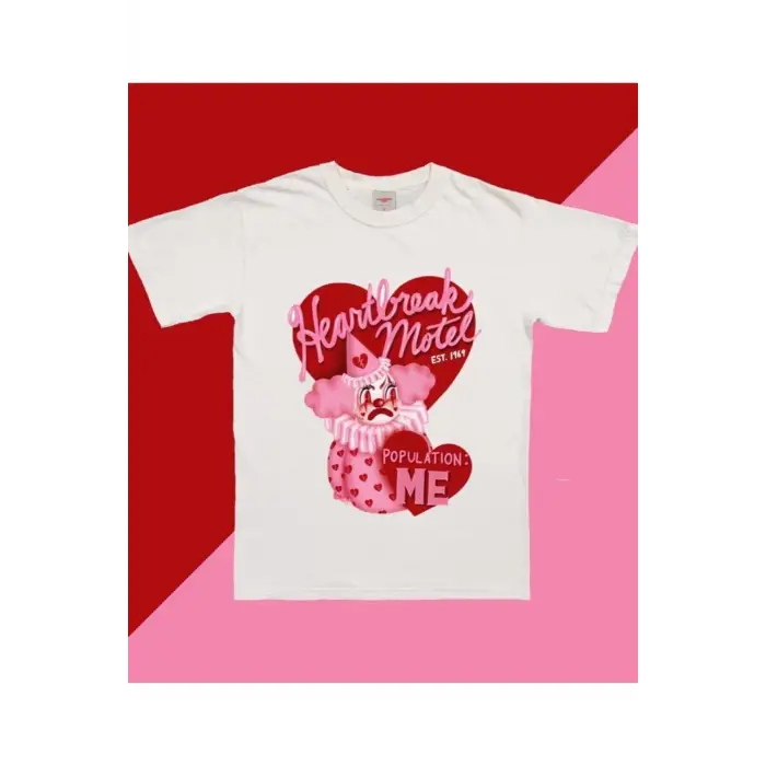Unisex Oversize Y2k Baskılı Tshirt