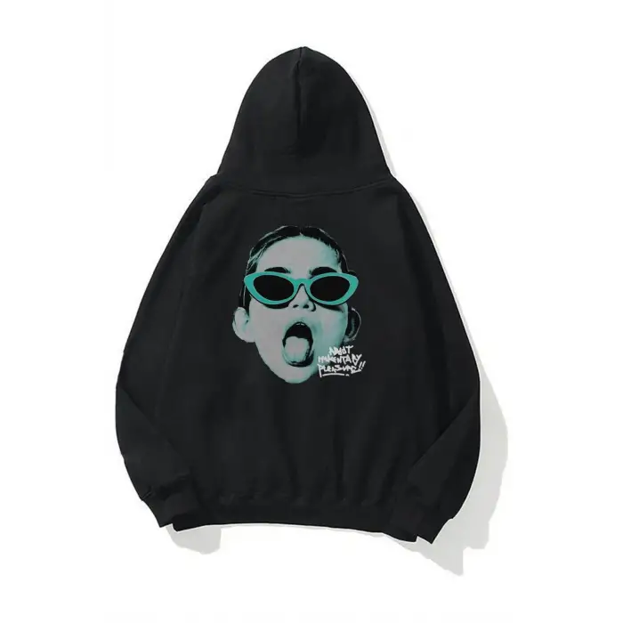 Unisex Pleasure Siyah Sweatshirt