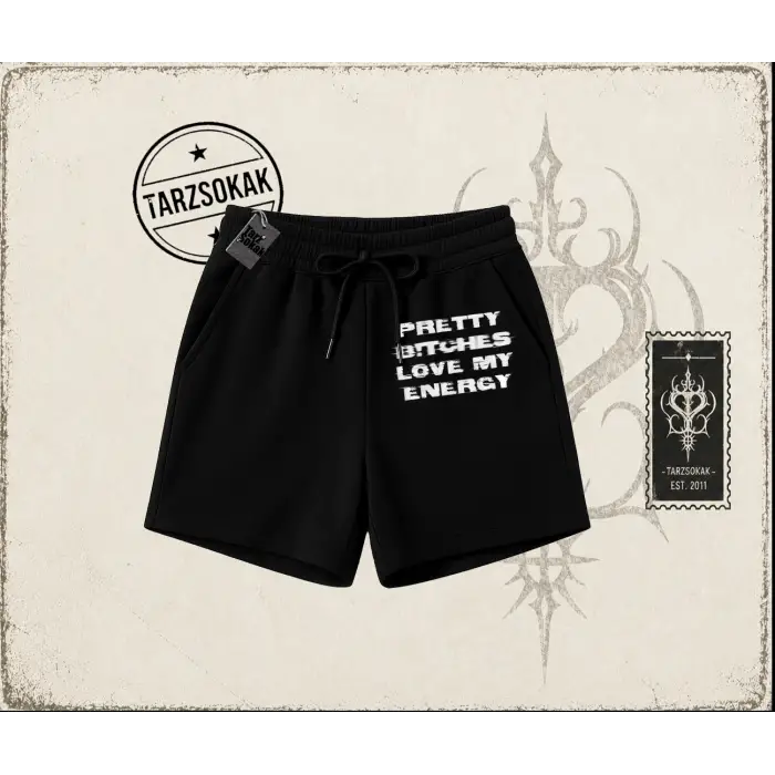 Unisex Pretty Unisex Şort Beyaz