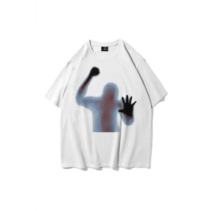 Unisex Psycho Beyaz Tshirt