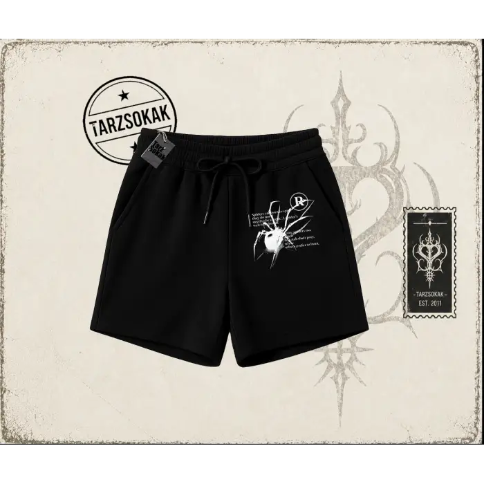 Unisex R Spider Unisex Şort Beyaz