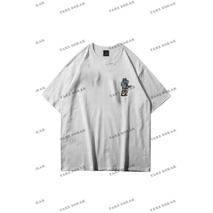Unisex Rocksteady Ninja Turtles Beyaz