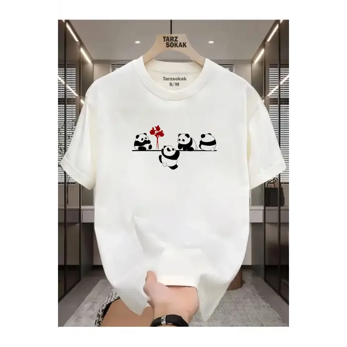 UNİSEX Şapsal Panda T-shirt