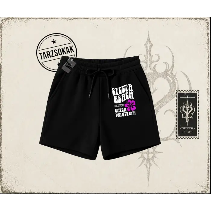 Unisex Siesta Beach Unisex Şort Beyaz