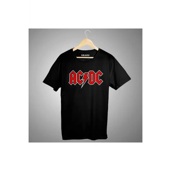 Unisex Siyah Ac Dc Tişört