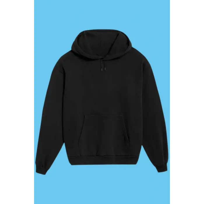 Unisex Siyah Billie Eilish Sırt Baskılı Sweatshirt