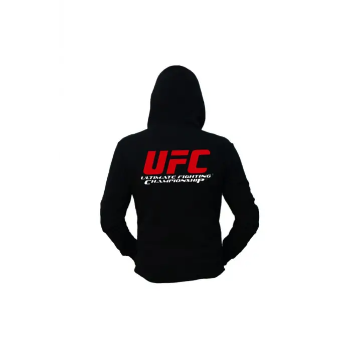 Unisex Siyah Hoodie Sweatshirt