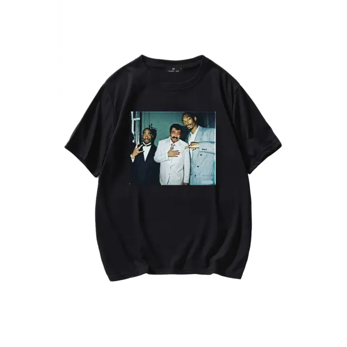 Unisex Siyah Müslüm Gürses Tshırt