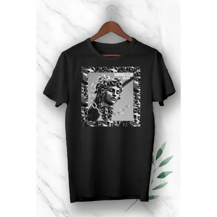 Unisex Siyah Tişört