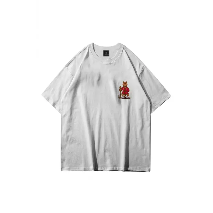 Unisex Splinter Ninja Turtles Beyaz Tshirt