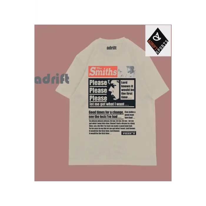 Unisex The Smiths Unisex Oversize Kalıp