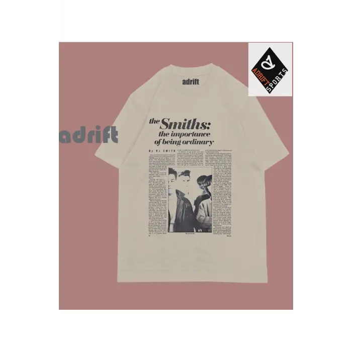 Unisex The Smiths Unisex Oversize Kalıp