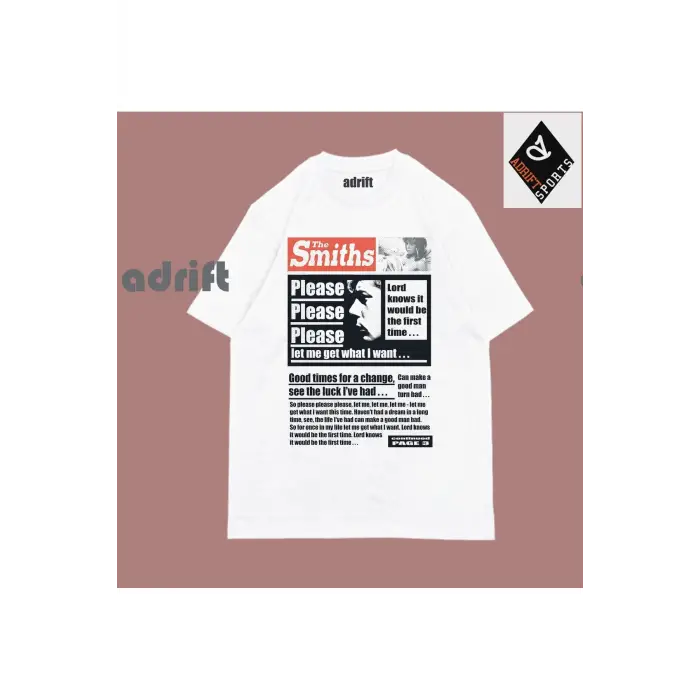 Unisex The Smiths Unisex Oversize Kalıp