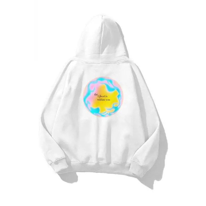 Unisex The Spark Sweatshirt Beyaz