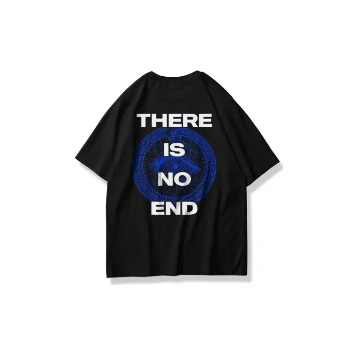 Unisex There Is No End Tshirt Siyah