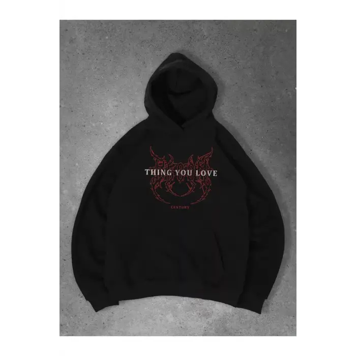 Unisex Thing You Love Sweatshirt Siyah