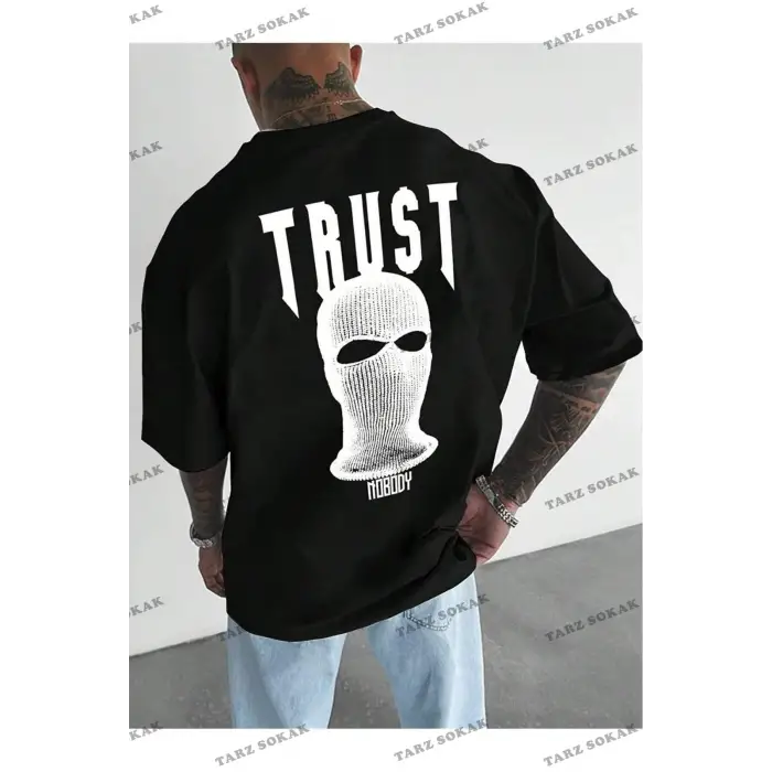 Unisex  Trust Baskılı Oversize