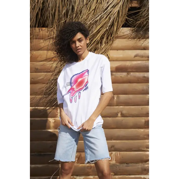 Unisex Ungrateful Beyaz Tshirt